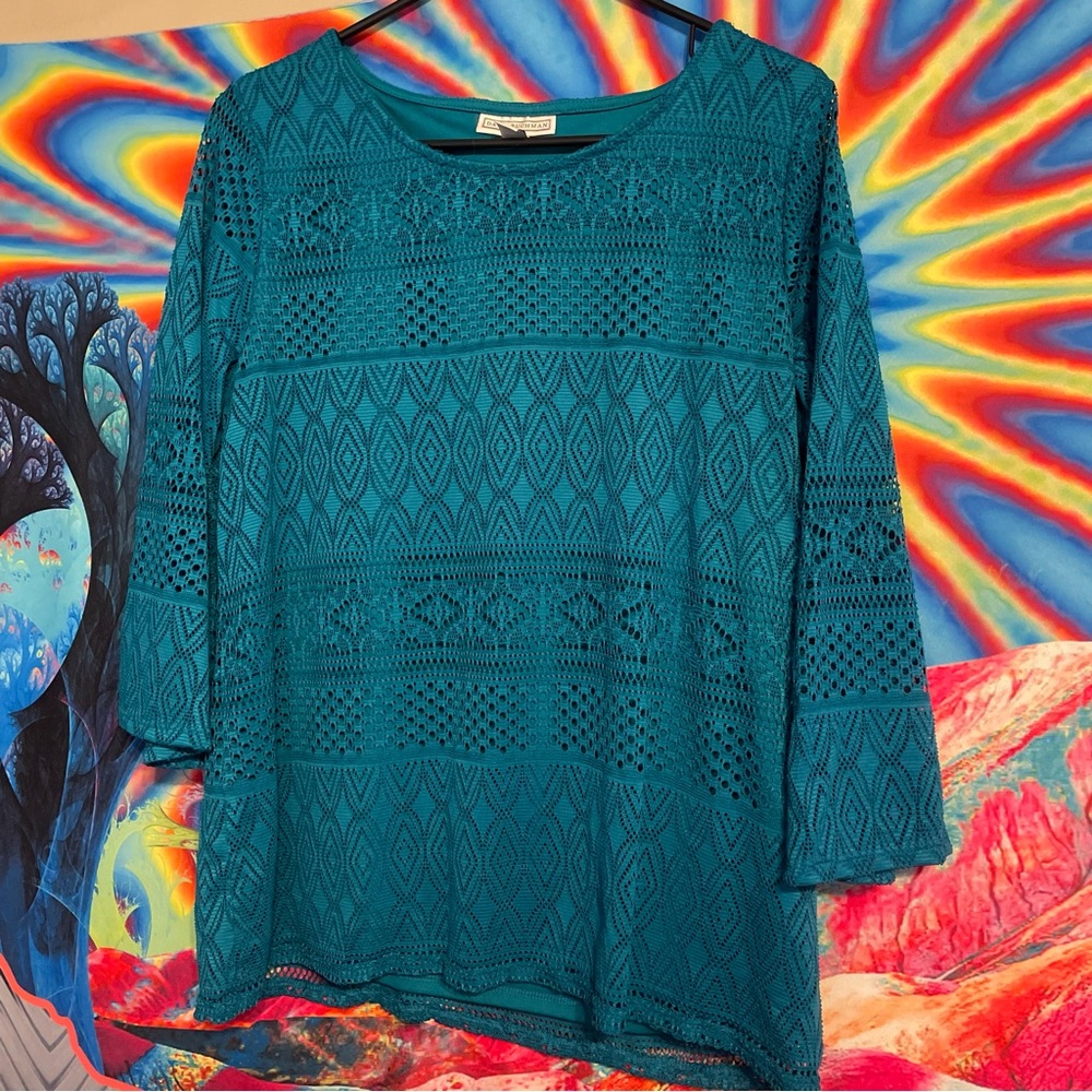 Dana Buchman Blue Top
